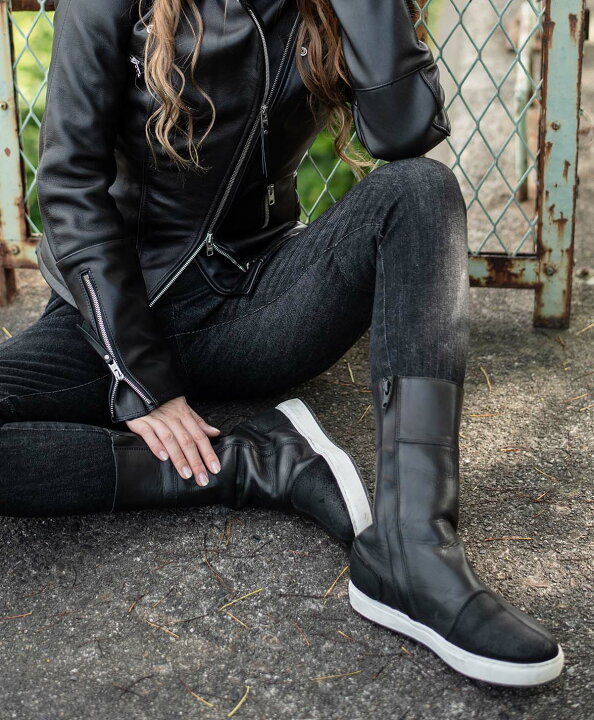楽天市場】KADOYA LEATHER HIGH SNEAKER / ブラック/ホワイト  