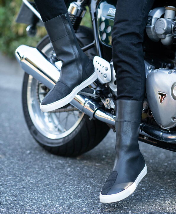 楽天市場】KADOYA LEATHER HIGH SNEAKER M2 / ブラック/ホワイト 
