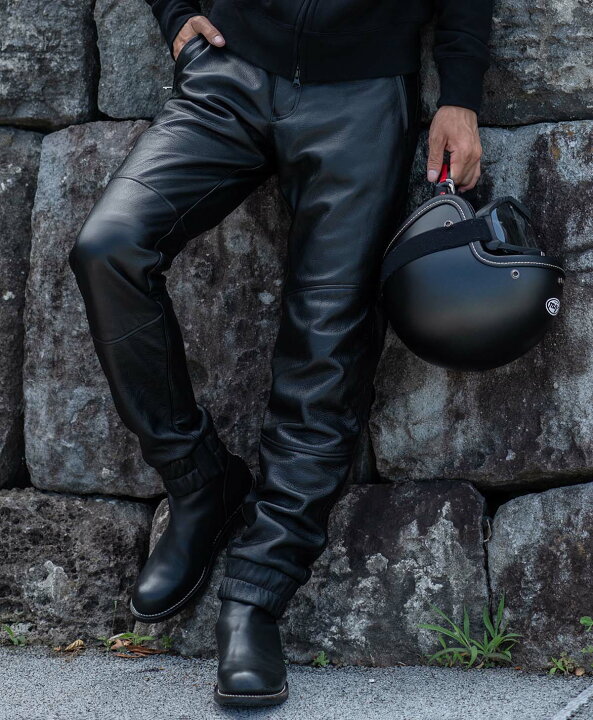 楽天市場】KADOYA LEATHER JOGGER / ブラック カドヤ公式 楽天市場店 