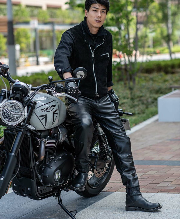 楽天市場】KADOYA LEATHER JOGGER / ブラック カドヤ公式 楽天市場店 