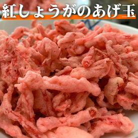 紅しょうが あげ玉 50g 紅しょうが天 紅しょうがのあげ玉 紅生姜 揚げ玉 しょうが しょうが天 おつまみ 大人 角弥 みなかみ