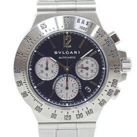 BVLGARI ブルガリ メンズ腕時計 ディアゴノ タキメトリック クロノグラフ CH40STA 自動巻き 仕上げ済み 【中古】