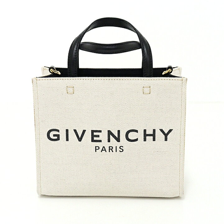 楽天市場】GIVENCHY ジバンシィ Gトート ミニ ベージュ/ブラック 