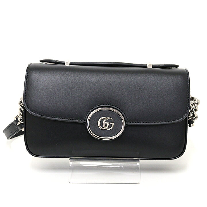 楽天市場】GUCCI グッチ プチ GG ミニ ショルダーバッグ ブラック