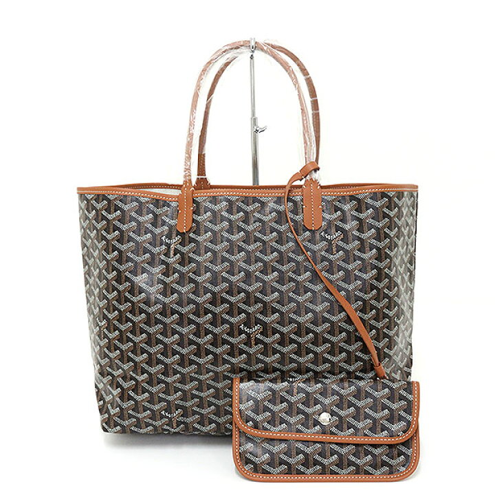 楽天市場】GOYARD サン・ルイ PM トートバッグ ブラック&ナチュラル 