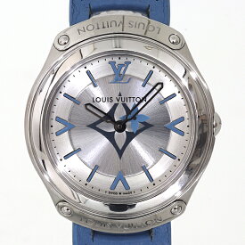 LOUIS VUITTON ルイヴィトン レディース腕時計 フィフティファイブ Q6J04 日本限定55本 シルバー文字盤 モノグラムストラップ クォーツ 仕上げ済 【中古】