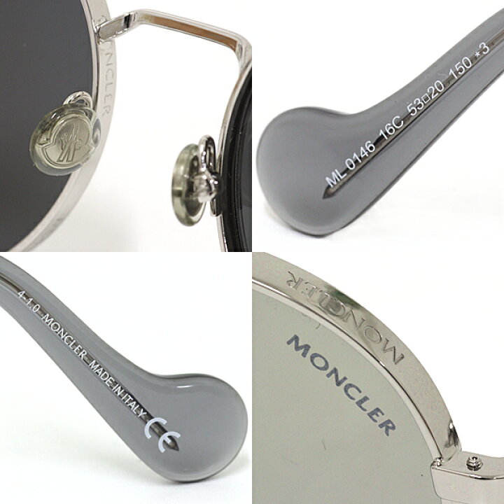楽天市場】モンクレール MONCLER サングラス ミラーレンズ ML0146 16C 