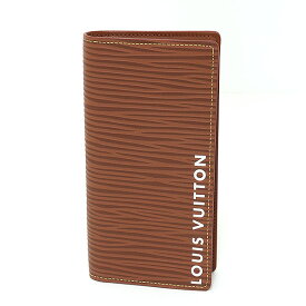 ルイヴィトン ポルトフォイユ・ブラザ NM M82631 カーフレザー ブラウン エピ・XL 二つ折り長財布 未使用品