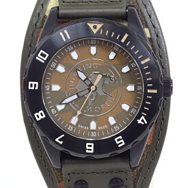 HUNTING WORLD ハンティングワールド メンズ腕時計 HW801 クォーツ 迷彩 ミリタリー柄【中古】