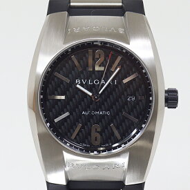 BVLGARI ブルガリ メンズ腕時計 エルゴン EG40S ブラック（黒）文字盤 自動巻き 仕上げ済み【中古】