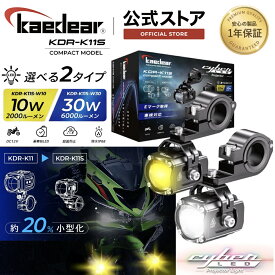 バイク フォグランプ LED 後付け フォグ 補助 ライト 汎用 10W×2灯 1000ルーメン 白 6000K / 黄 3000K 12V 防水 コントローラー CNCヒートシンク 明るさ持続 Eマーク取得 車検対応 サイバーLEDプロジェクター