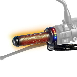 グリップヒーター バイク 標準 防寒 ハンドル 汎用 グリップ 径 22.2mm 長さ 115/120/125/130mm 長さ調整 12V 20〜40W マルチタイプ KDR-GH3C/S