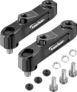 �o�C�N �~���[�A�_�v�^�[ �I�t�Z�b�g �~���[���C�U�[ �A���~�j�E������ M10×1.25 ���l�W 2���� �{���gM10×20×1.25���l�W×2�{/�t�l�W×1�{ �I�t�Z�b�g�A�_�v�^�[