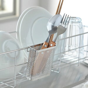 燕三条 ステンレス 箸ポケット スリム カトラリー用水切り 取り付けタイプ オールステンレス 箸 スプーン フォーク ナイフ ミニサイズ コンパクト おたま しゃもじ ターナー 清潔 日本製