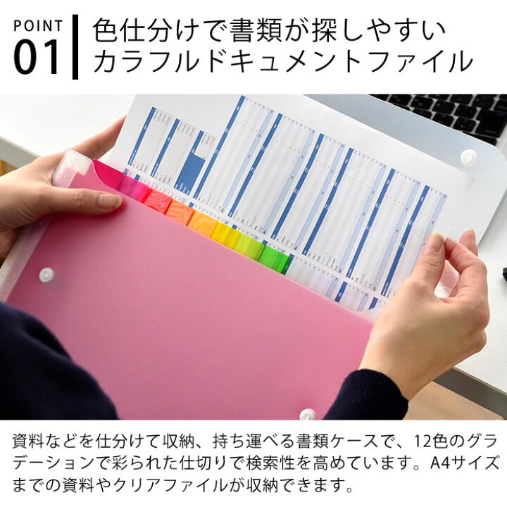 楽天市場 ドキュメントファイル アドワン レインボー ヨコ型 13ポケット ファイル ケース 領収書 伝票 整理 書類ケース 持ち運び セキセイ 書類 収納 書類整理 オフィス 学校 ファイルホルダー 仕切り 分類 クリアファイルが入る 楓奏 ナチュラル雑貨かえでそう 楽天市場 ドキュメントファイル アドワン レインボー ヨコ型 13ポケット ファイル ケース 領収書 伝票 整理 書類ケース 持ち運び セキセイ 書類 収納 書類整理 オフィス 学校 ファイルホルダー 仕切り 分類 クリアファイルが入る 楓奏 ナチュラル雑貨かえでそう