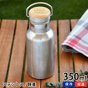 【1月15日はポイント最大10倍祭♪】マナ オーガニック リビング 水筒 ステンレスボトル 350ml 直飲み おしゃれ ステンレス ボトル アウトドア キャンプ 保冷 保温 軽量 魔法瓶 コンパクト 携帯 真空二重構造 大人 子供 キッズ シンプル ハンドル付き オフィス ダイレクト