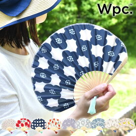 扇子 レディースかわいい Wpc. Patterns ギフトボックス入り扇子 花柄 扇子袋付き せんす うちわ 団扇 扇子 レディース ネイビー おしゃれ 北欧 テキスタイル 暑さ対策 和小物 プレゼント 猫 母の日ギフト 夏 浴衣 着物 女性
