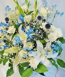 花束 白 青の人気商品 通販 価格比較 価格 Com