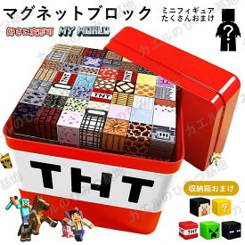 磁石ブロック マイクラ風 マグネットキューブ レゴ互換 知育玩具 収納ボックス付き ミニフィグ 創造力 育成 子供用 おもちゃ 誕生日プレゼント クリスマス ギフト