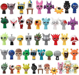 �X�v�����L�[ �t�B�M���A 24�_���� 4�_���� �~�j�t�B�M���A �Z�b�g Sprunki incredibox �L�����N�^�[ �R���N�^�[�h�[�� �h���ς݊����i 5cm �Q�[���O�b�Y