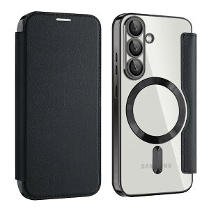 Galaxy S25 �P�[�X MagSafe�Ή� �蒠�^ �J���������Y�ی��̌^ �w�ʃN���A ���U�[ �J�[�h�|�P�b�g �X�L�~���O�h�~ ���C�����X�[�d �M�����N�V�[S25 �X�}�z�J�o�[ �L���e�B���O ������� �ϏՌ� 