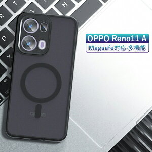 OPPO Reno11 A �P�[�X MagSafe�Ή� OPPO Reno13 A �P�[�X �ϏՌ� ���C�����X�[�d�Ή� �X�g���b�v�z�[���t PC�f�� �y�� ���^ �X�}�z�P�[�X �J�o�[ �I�b�| ���m11 A Reno12 Pro Reno12F 5G �ی�P�[�X �C�菝�h�~ 