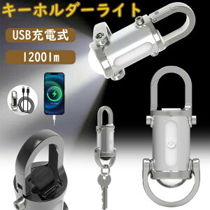 LED�L�[�`�F�[�����C�g ����1200���[���� ���y��70g USB�[�d�� �h�� ���@�\ �R���p�N�g �A�E�g�h�A �ً}�p �L�[�z���_�[�t�� Type-C�[�d�Ή� �L�����v �o�R �ނ� SOS���[�h �X�g���{�@�\ 10���ԓ_��
