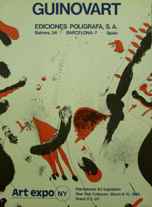 W[[t MmogyJosep Guinovartz |X^[ A[g |X^[ Art Expo NY 1980kgOtlkre[Wl NX}X ܎O j 