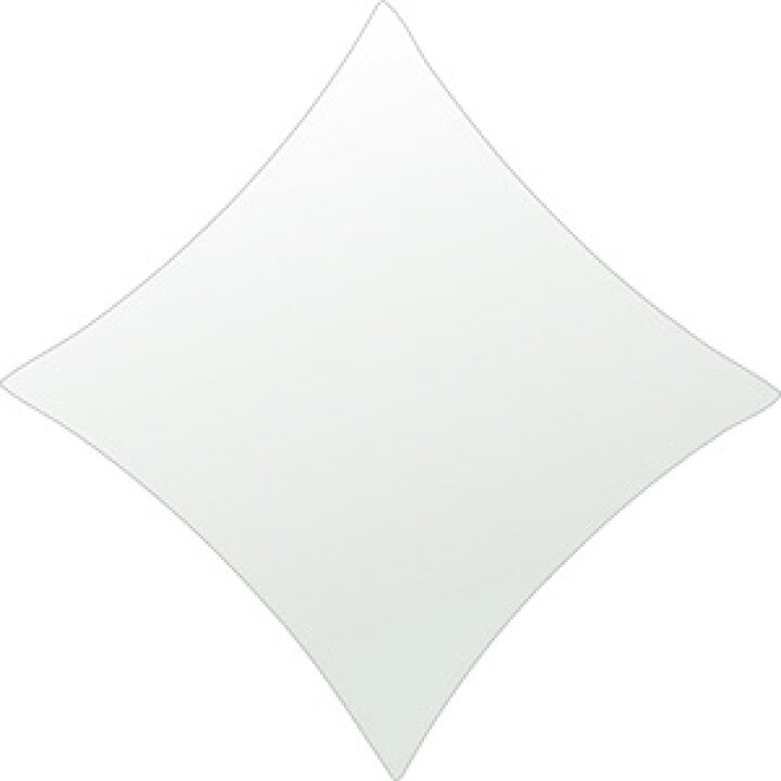格安 価格でご提供いたします 洗面 鏡 500x500mm ダイヤモンド シンプルカット 洗面鏡 洗面台 洗面所 壁掛け ミラー 日本製 5mm厚 取付金具と説明書 壁掛け鏡 美容院 理容院 エステ 病院 医院 クリニック 開院 工務店 新築 改築 リフォーム リノベーション ひし形 菱形