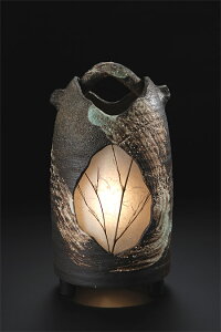 室内照明 陶器 信楽焼 国産 照明スタンド フロアスタンド フロアスタンドライト スタンドライト フロアランプ インテリアライト 和風 和 日本製 しがらき焼 信楽焼き おしゃれ 北欧 ハロウ