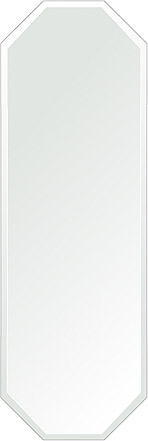 鏡 壁掛け 鏡 ミラー 壁掛け クリスタルミラーシリーズ（一般空間用）：c-octagon400x1200-18mm（オクタゴン）（クリアーミラー デラックスカットタイプ）（ 鏡 壁掛け 鏡 姿見 壁掛けミラー ウォールミラー ）