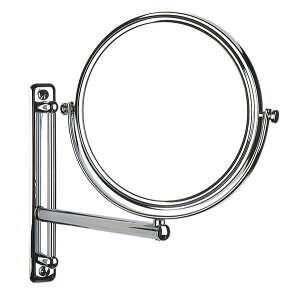 鏡 ミラー スイングミラー アームミラー スウィングミラー エクステンションミラー ホテルミラー 拡大鏡 両面 両面鏡:H-RrL302c6(片面が拡大鏡) ハロウィン 七五三 お祝い 送料無料