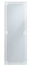 ＼今だけP2倍+送料無料!!／ エッチング ミラー 430x1180mm 長方形 鏡 壁掛け ミラー 壁掛け 玄関 リビング 寝室 トイレ 洗面 洗面所 洗面鏡 壁掛け鏡 ウォールミラー 姿見 全身 姿見鏡 角型 四角 四角形 ガラス 彫刻