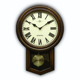 ＼今だけP2倍+送料無料!!／ 日本製 レトロなデザインの掛け時計 電波時計 壁掛け 木製 おしゃれ アンティーク クラシック 北欧 シンプル（電波時計 電波 時計 電波式）（振り子時計 振り子 時計 仕掛け時計）