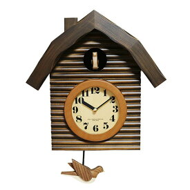 ＼今だけP2倍+送料無料!!／ 日本製 レトロなデザインの掛け時計 壁掛け時計 掛時計 壁掛け 時計 かけ時計 木製 おしゃれ アンティーク クラシック （振り子時計 振り子 時計 仕掛け時計）（鳩時計 ハト時計 はと時計 鳩 時計 はと ハト）