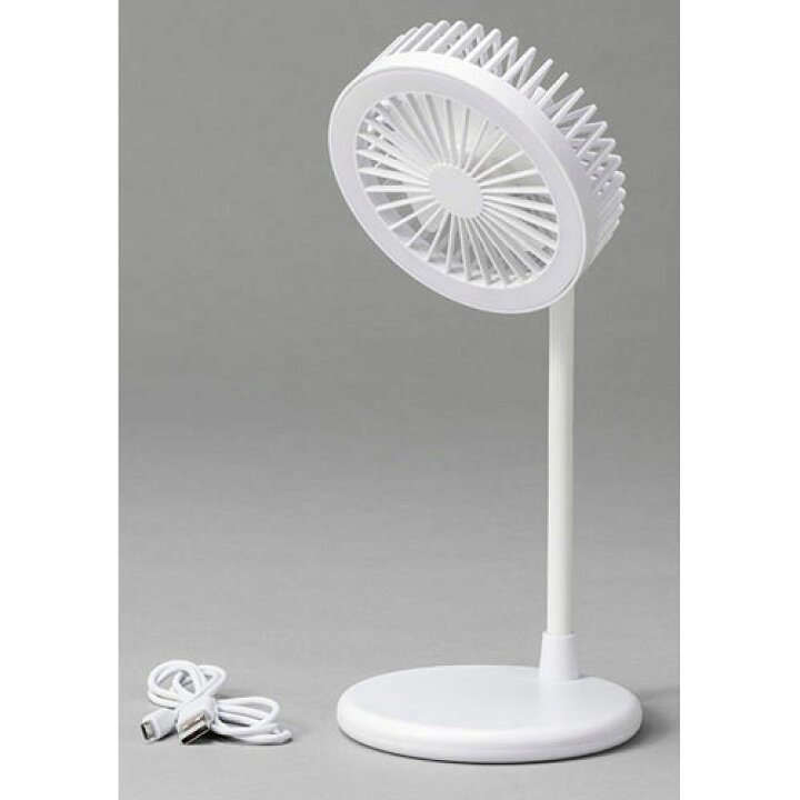 楽天市場】扇風機 付き LED 電気スタンド 小型 ファン デスクスタンド 