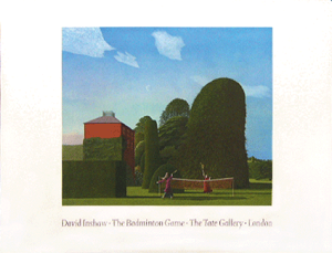 �f�C�r�b�h �C���V���E�yDavid Inshaw�z �|�X�^�[ �A�[�g �|�X�^�[ Badminton Game�k�V���N�X�N���[���l ���z�� �V���� ���j�� ��̓� ��������
