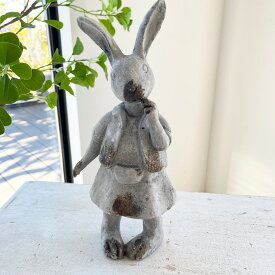 ＼今日までP2倍+送料無料!!／ 兎 うさぎ オブジェ 置き物 インテリア 小物 ディスプレイ ショップ リラックスタイム 癒し レトロなデザイン 室内 屋内 レトロ アンティーク シンプル 北欧 ホテル モダン ハンドクラフト こだわり おすすめ おしゃれ