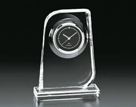 【メーカー直営店】カガミクリスタル KAGAMIオプティカル クロック置時計記念品Q461