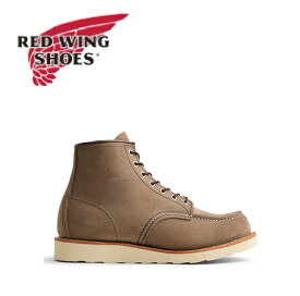レッドウィング 8838 REDWING クラシックワーク モックトゥ 6インチ メンズ ワークブーツ ラフアウト 本革 レザー 防水 アメリカ製 送料無料