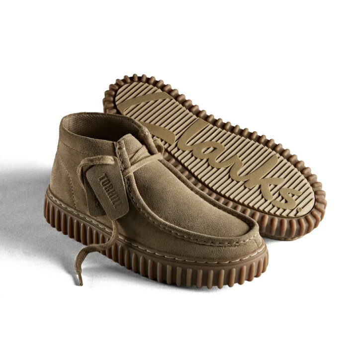 楽天市場】クラークス メンズ 厚底 ショートブーツ Clarks Torhill Hi 