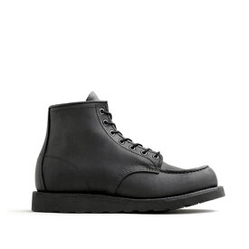レッドウィング ブーツ メンズ REDWING 6" CLASSIC MOC Style No.8074 クラシック 6インチ モックトゥ レザー ブーツ Black "Harness" ブラックハーネス Dワイズ 送料無料