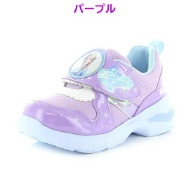 ムーンスター MoonStar キッズ 女の子 子供 スニーカー DN C1303 サックス パープル 2E 子供靴 通園靴 光るLED 抗菌防臭加工 アナと雪の女王 ディズニー エルサ マジックテープ 幼稚園 保育園 通園履 運動靴 小学生 白 紫 水色 送料無料