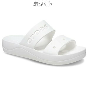 NbNX fB[X  o vbgtH[ T_ crocs Platform Sandal 208188 ubN zCg XChT_ V[T_ ~[ 2Xgbv obNxgȂ y 