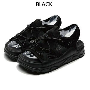 スニーカーサンダル レディース 厚底 5cm スポーツサンダル スポサン アキクラシック AKIIICLASSIC AKIII YOSEMITE TRACKER ヨセミテ トラッカー AKC0074 ブラック ホワイト/アイボリー 母の日 送料無料