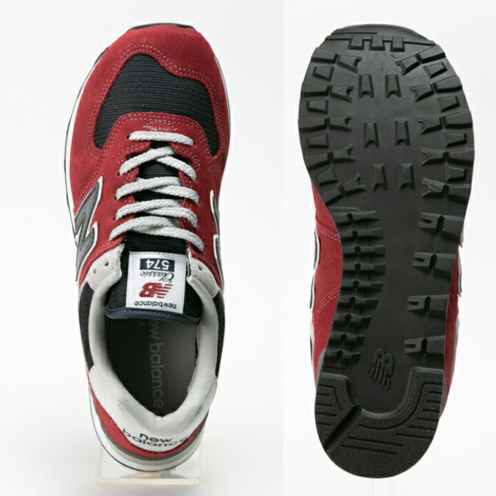 楽天市場 22年春夏新作 ニューバランス スニーカー 574 メンズ New Balance Ml574 Ot2 Navy Eh2 Red おしゃれ かっこいい 定番モデル スエード メッシュ クッション性抜群 送料無料 靴のカガシヤ 楽天市場店