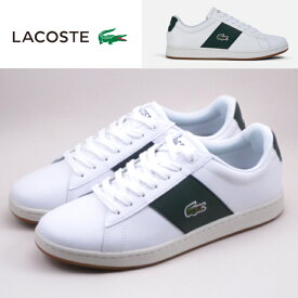 ラコステ スニーカー メンズ カーナビー エヴォ SM00784-1R5 FW22 M LACOSTE CARNABY EVO CGR 2226 SMA WHT/DK GRN ホワイト/グリーン ローカット レザー クラシック 送料無料