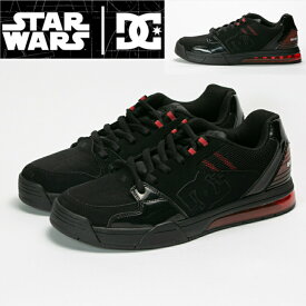 【お買い物マラソンP10倍】dc スニーカー メンズ DC SHOES ディーシーシューズ スターウォーズ ダース ベイダー SW VERSATILE DM222104 XKKR 黒 ブラック レッド ローカットスニーカー スケーター スケート 送料無料