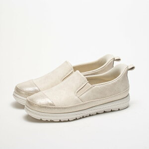 【30日20時〜4H限定P3倍】スリッポン レディース 靴 疲れない 軽量 Partam パータム サイドゴア シューズ 7110 ブラック ホワイト プラチナ 黒 白 婦人 軽い やわらかい ふかふか クッション シュ