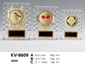 【プレート彫刻無料】レリーフ選択樹脂製楯KV-8609-C（K）　表彰　記念品　レプリカ